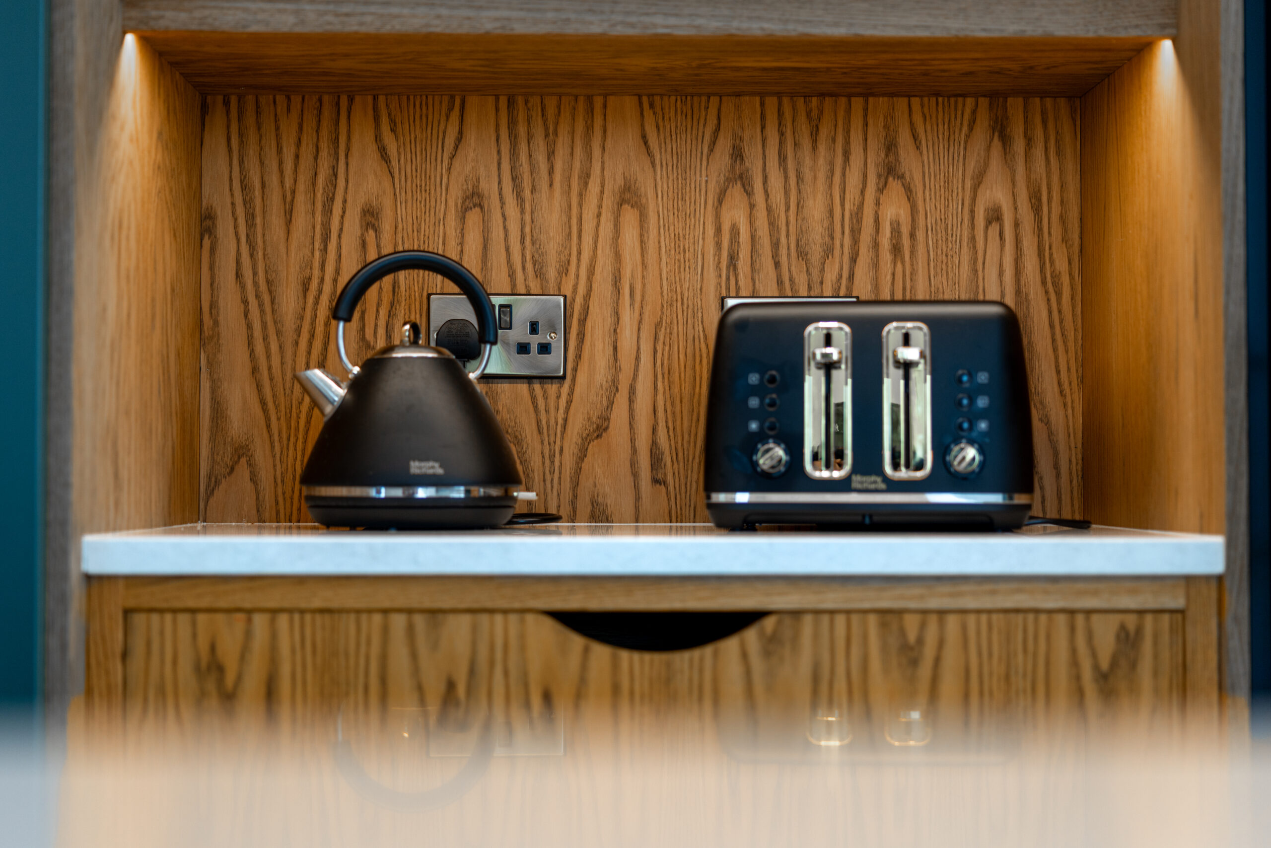 Solid oak joinery detail